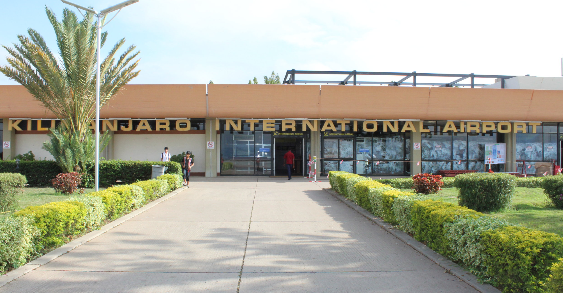 kilimanjaro international airport banner
