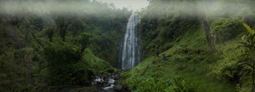 materuni water falls banner
